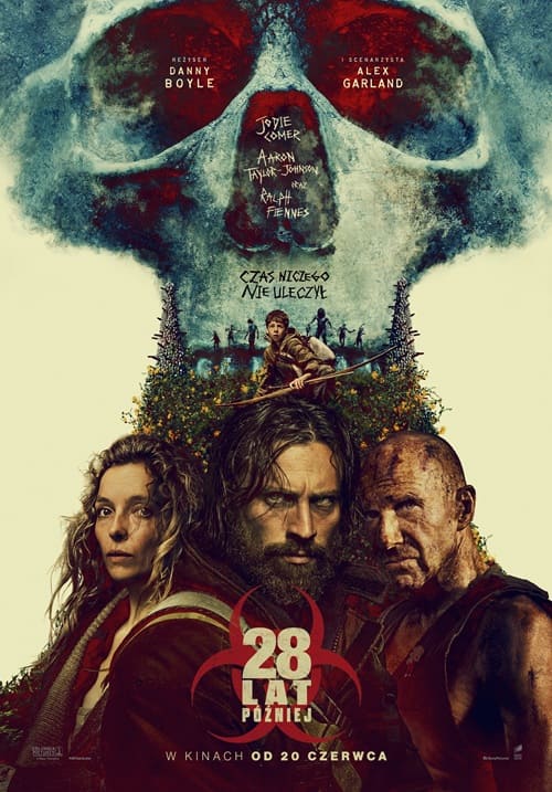 Plakat filmu "28 lat później" (2025) nowy film trylogii o zarażonych. Premiera już 20 czerwca.