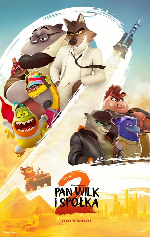 Plakat filmu "PAN WILK I SPÓŁKA 2" (2025) kontynuacja hitowej animacji! Premiera 1 sierpnia w GO KINO Oława. Kup bilety na gokino.pl!