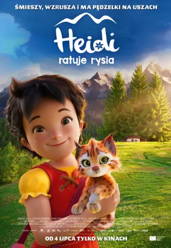 Plakat filmu "HEIDI RATUJE RYSIA" (2025) Nowa animacja dla dzieci. Premiera w GO KINO Oława. Kup bilety na gokino.pl!