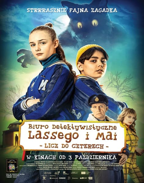 Plakat filmu Biuro Detektywistyczne Lassego i Mai: Licz do czterech – premiera w GO KINO Oława