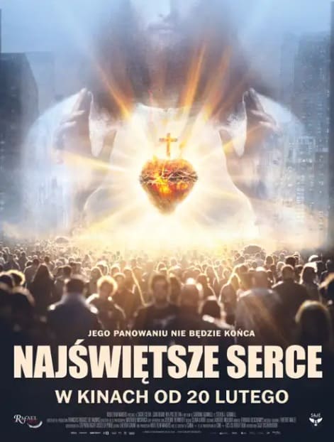 Plakat filmu "Najświętsze serce" (2026)Plakat filmu "Najświętsze serce" (2026) Premiera 20 lutego 2026 w Go Kino Oława