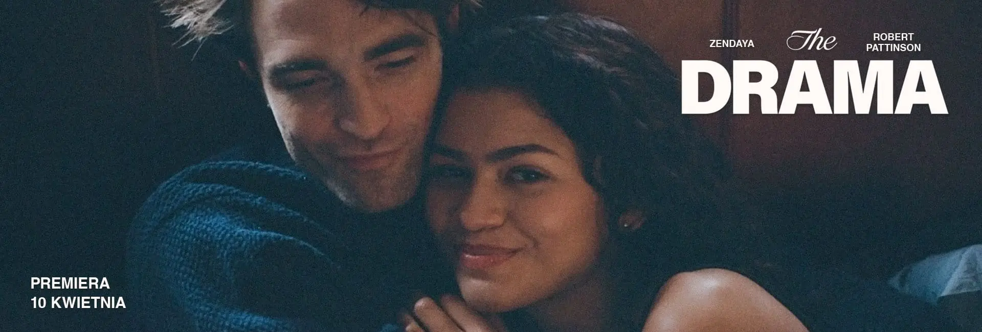 Baner filmu „The Drama” – Zendaya i Robert Pattinson, premiera 10 kwietnia w GO KINO Oława