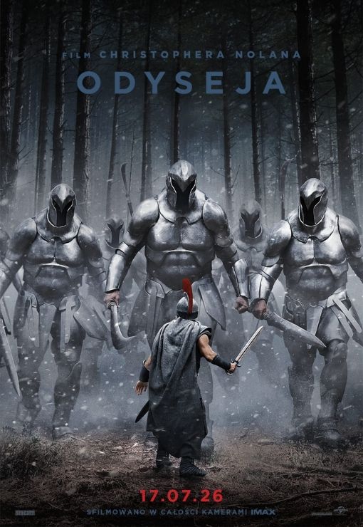 Plakat filmu "Odyseja" GO KINO Oława, premiera 17 lipca 2026